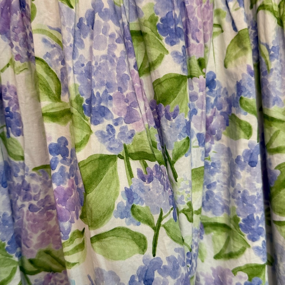 Hill House The Elizabeth Nap Dress, Blue Hydrangea Cotton - Picture 3 of 5